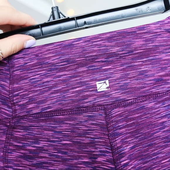 Purple Z by Zobha Workout Leggings (Size Medium) - Picture 4 of 4